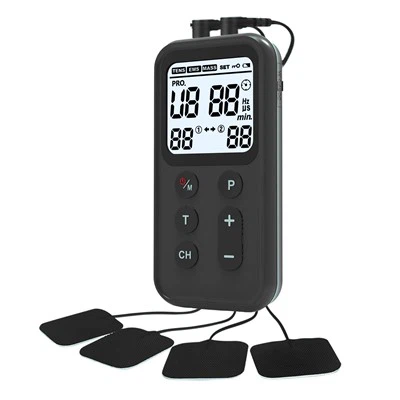 TENS ir EMS elektroninis raumenų stimuliatorius